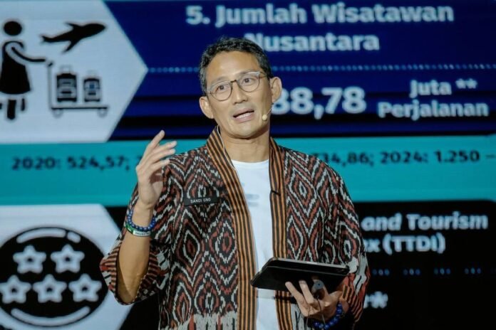 Menteri Ekonomi Kreatif (Menparekraf) Sandiaga Uno.