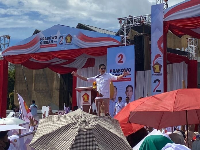 Kampanye Akbar, Budisatrio Djiwandono Minta Warga Samarinda Dukung Partai Gerindra