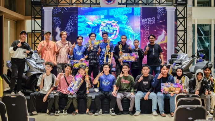 suasana saat event PCX Cyber Trace Arena berlangsung, minggu (11/08) akhir pekan lalu.